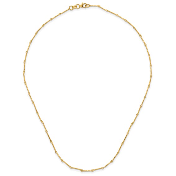 Leslie's 14K Polished D/C Necklace