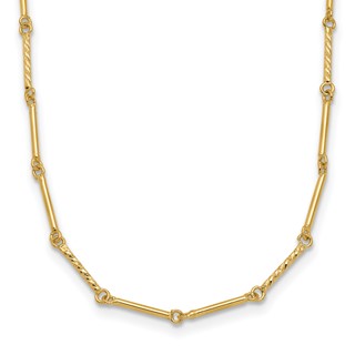 Leslie's 14K Polished D/C Necklace