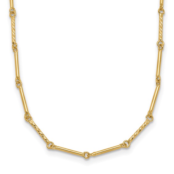 Leslie's 14K Polished D/C Necklace