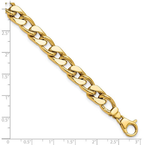 Leslie's 14K Polished Men's Curb Link Bracelet