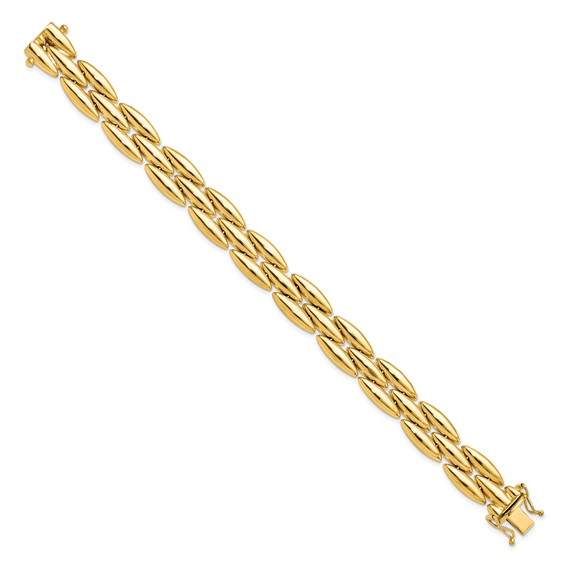 Leslie's 14k Polished Fancy Link Bracelet