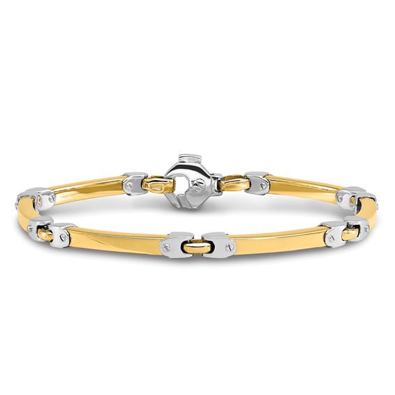 Leslie's 14K Two-tone Polished Bracelet