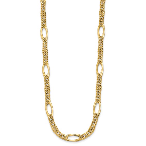 Leslie's 14k Polished Fancy Link Necklace
