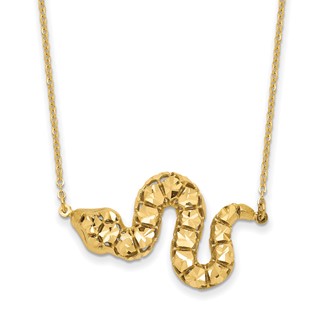 Leslie's 14k D/C Snake Necklace