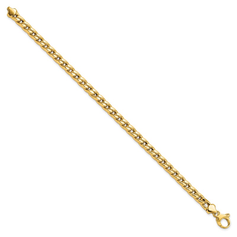 14k Polished Curb Bracelet