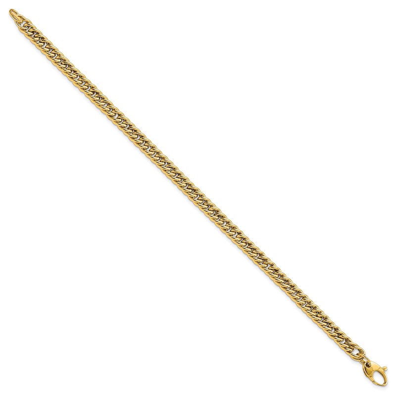 14K Polished Curb Link Bracelet