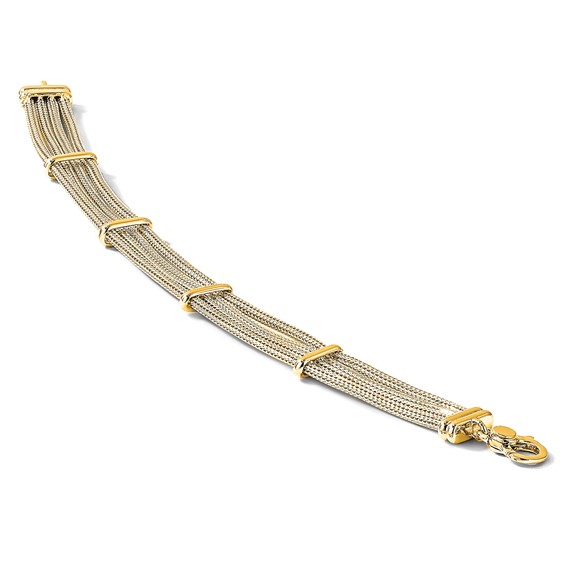 Leslie's 14k Polished Multi-strand Bracelet