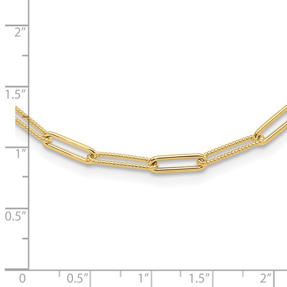Leslie's Gold Link Necklace