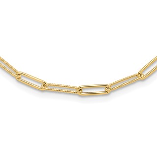 Leslie's Gold Link Necklace