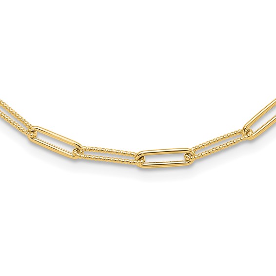 Leslie's Gold Link Necklace