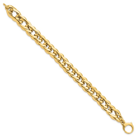Leslie's 14K Polished Hollow Fancy Link Bracelet
