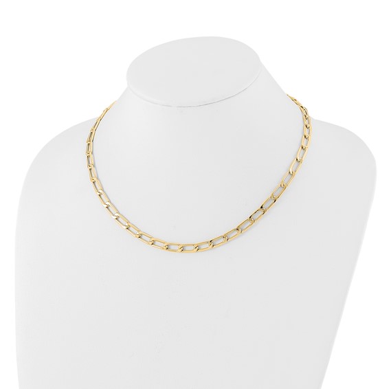 Leslie's 14K Polished Fancy Link Necklace