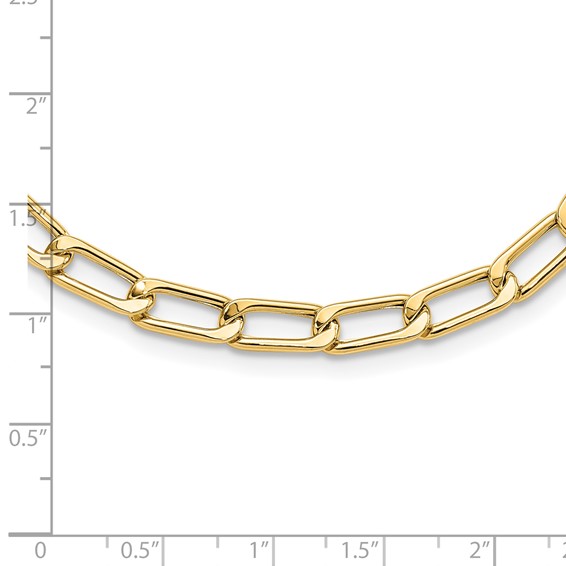 Leslie's 14K Polished Fancy Link Necklace