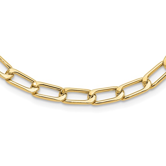 Leslie's 14K Polished Fancy Link Necklace