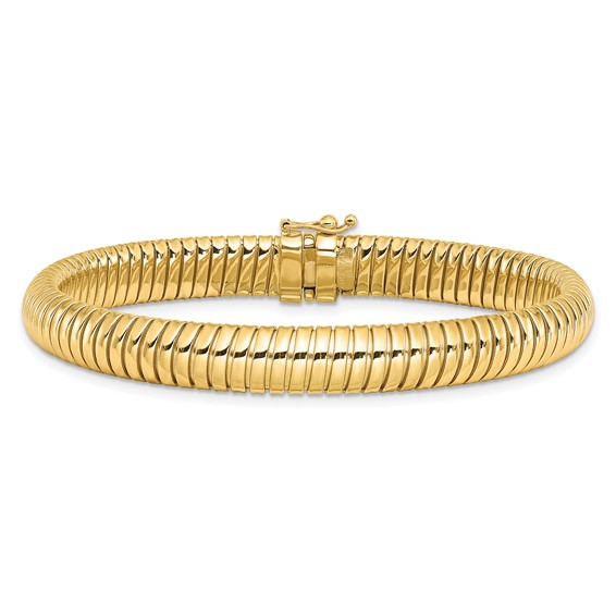 Leslie's 14K Polished 7.5mm Domed Bracelet