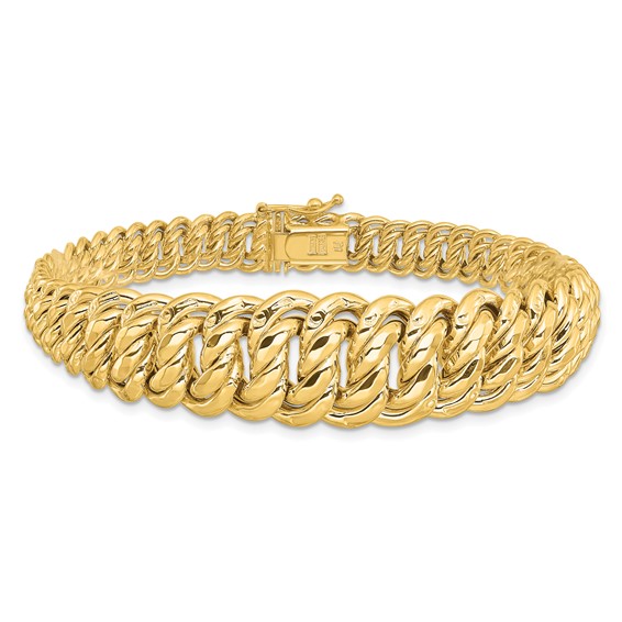 Leslie's 14K Polished Fancy Link Bracelet