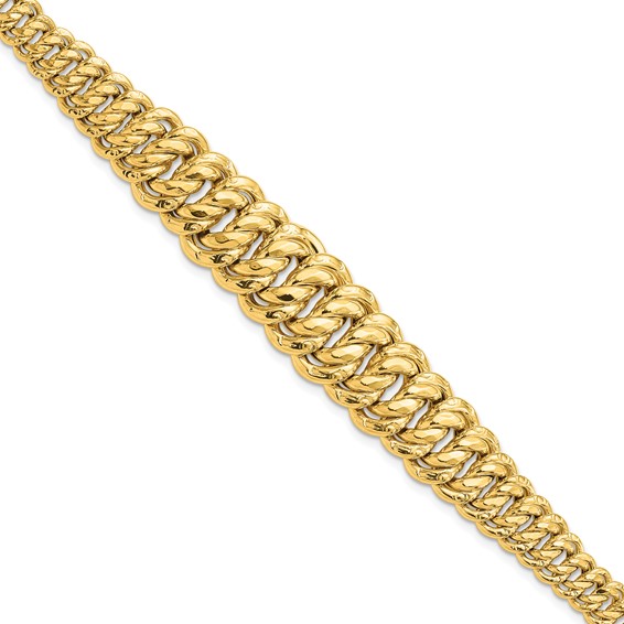 Leslie's 14K Polished Fancy Link Bracelet