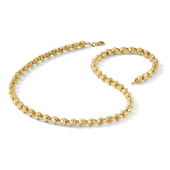 Leslie's 14K Diamond-cut Fancy Link Necklace