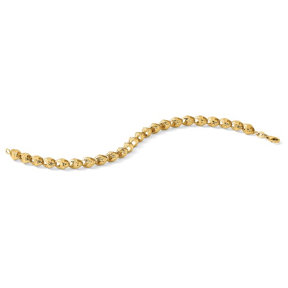 Leslie's 14K Diamond-cut Fancy Link Bracelet