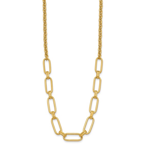Leslie's 14K Polished Fancy Link Necklace