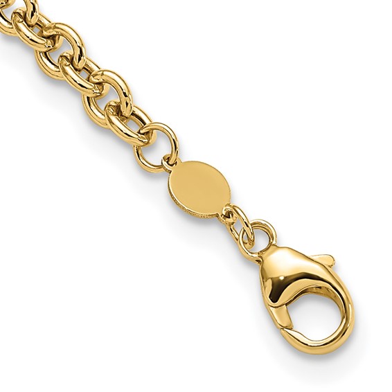 Leslie's 14K Polished Fancy Link Necklace