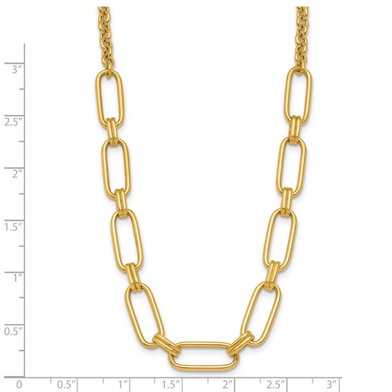 Leslie's 14K Polished Fancy Link Necklace