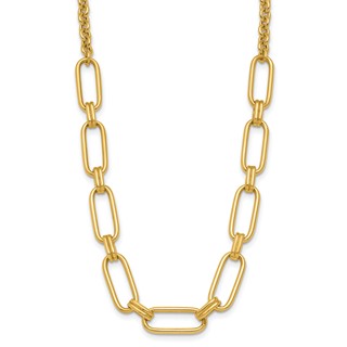 Leslie's 14K Polished Fancy Link Necklace