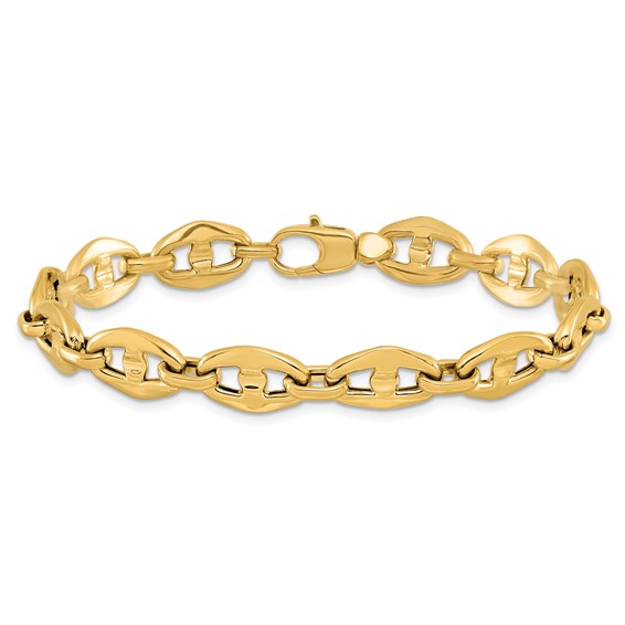 Leslie's 14K Polished Fancy Link Bracelet