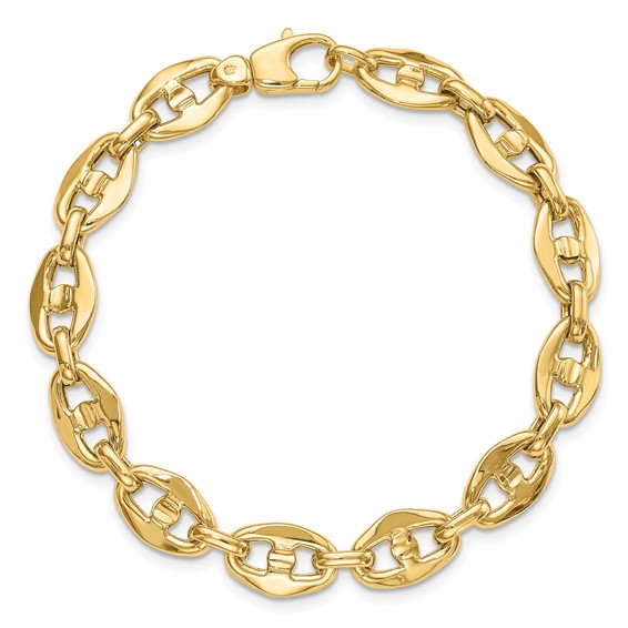 Leslie's 14K Polished Fancy Link Bracelet