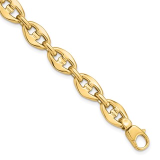 Leslie's 14K Polished Fancy Link Bracelet
