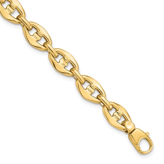 Leslie's 14K Polished Fancy Link Bracelet