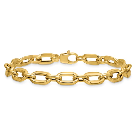 Leslie's 14K Polished Fancy Link Bracelet