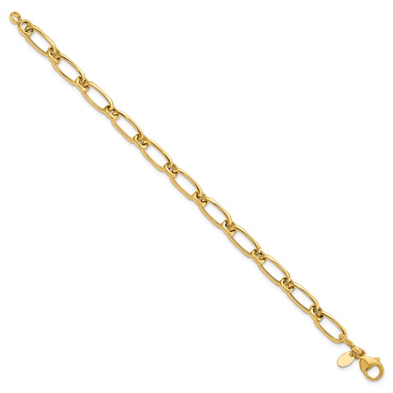 Leslie's 14K Polished Fancy Link Bracelet