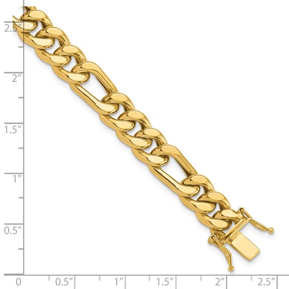 Leslie's 14K Polished Figaro Link Men's Bracelet