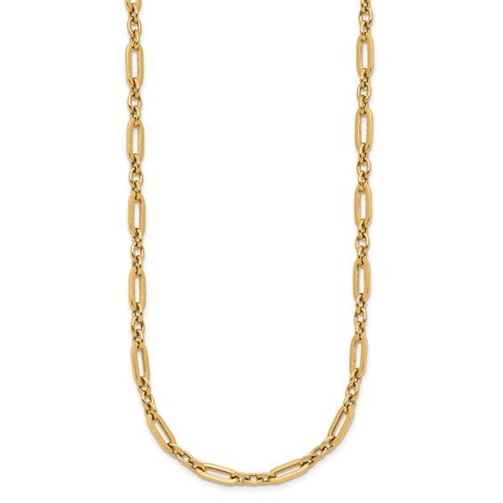Leslie's 14K Polished Fancy Link Necklace
