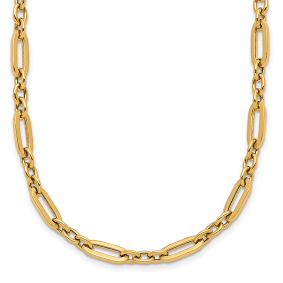Leslie's 14K Polished Fancy Link Necklace