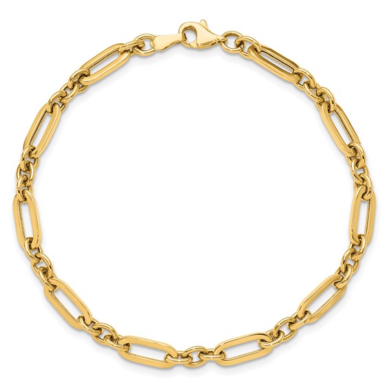 Leslie's 14K Polished Fancy Link Bracelet