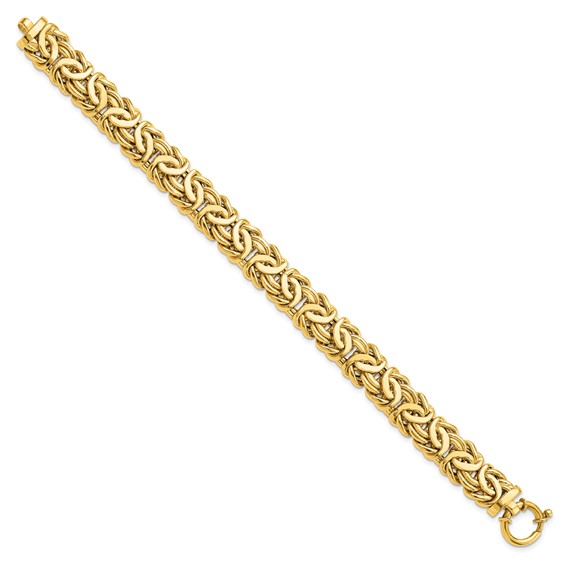 Leslie's 14K Polished Fancy Link Bracelet