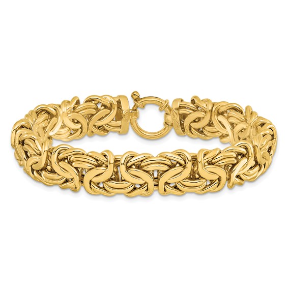 Leslie's 14K Polished Fancy Link Bracelet