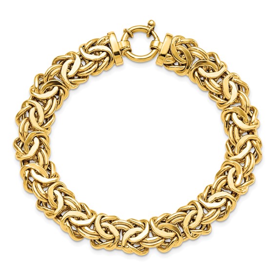 Leslie's 14K Polished Fancy Link Bracelet