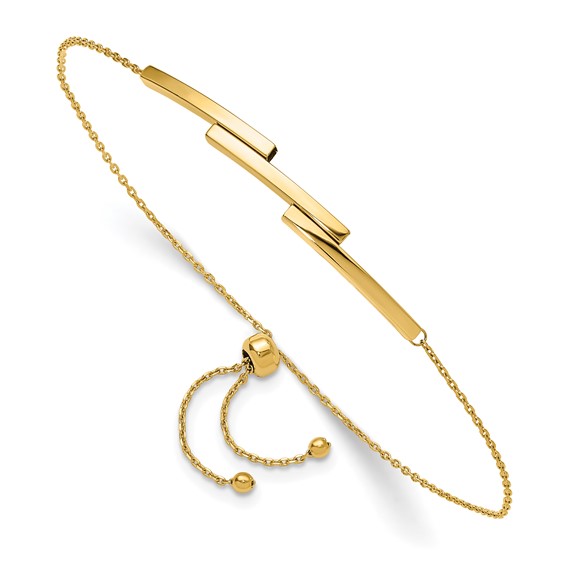 Leslie's Gold Fancy Adjustable Bangle