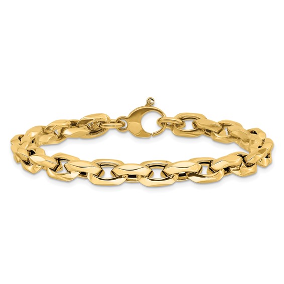 Leslie's 14K Polished Fancy Link Bracelet