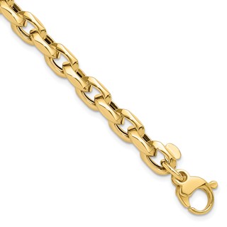 Leslie's 14K Polished Fancy Link Bracelet
