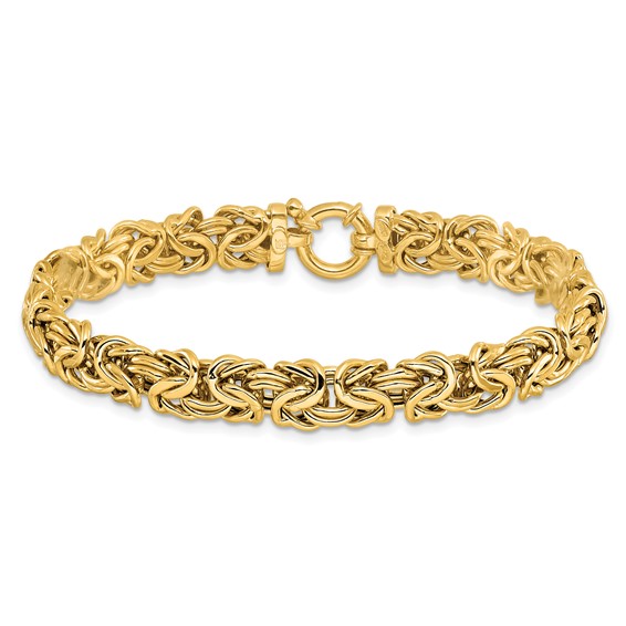 Leslie's 14K Polished Fancy Link Bracelet