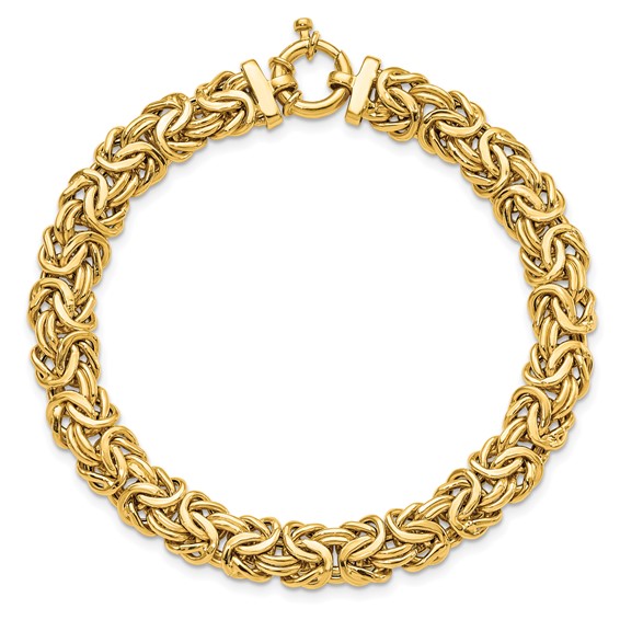 Leslie's 14K Polished Fancy Link Bracelet