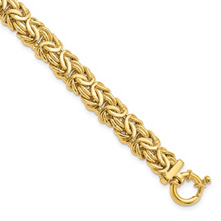 Leslie's 14K Polished Fancy Link Bracelet