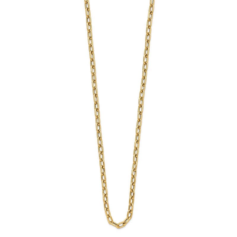 14K Polished Fancy Toggle Link Necklace