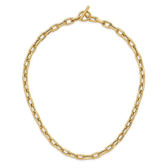 Leslie's 14K Polished Fancy Toggle Link Necklace