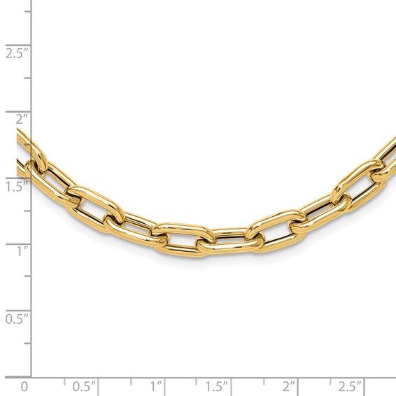 Leslie's 14K Polished Fancy Toggle Link Necklace