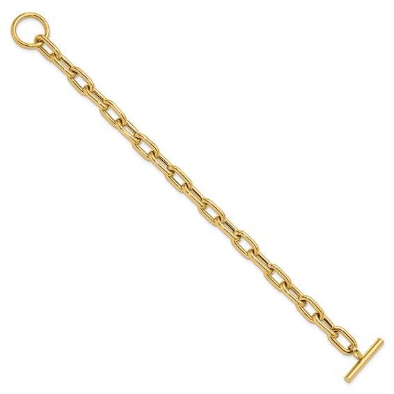 Leslie's 14K Polished Fancy Toggle Link Bracelet